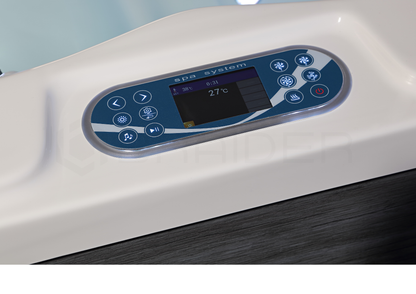 BRAIDER Wanna ogrodowa MONACO SPA z hydromasażem 180 cm. Biała. Jacuzzi
